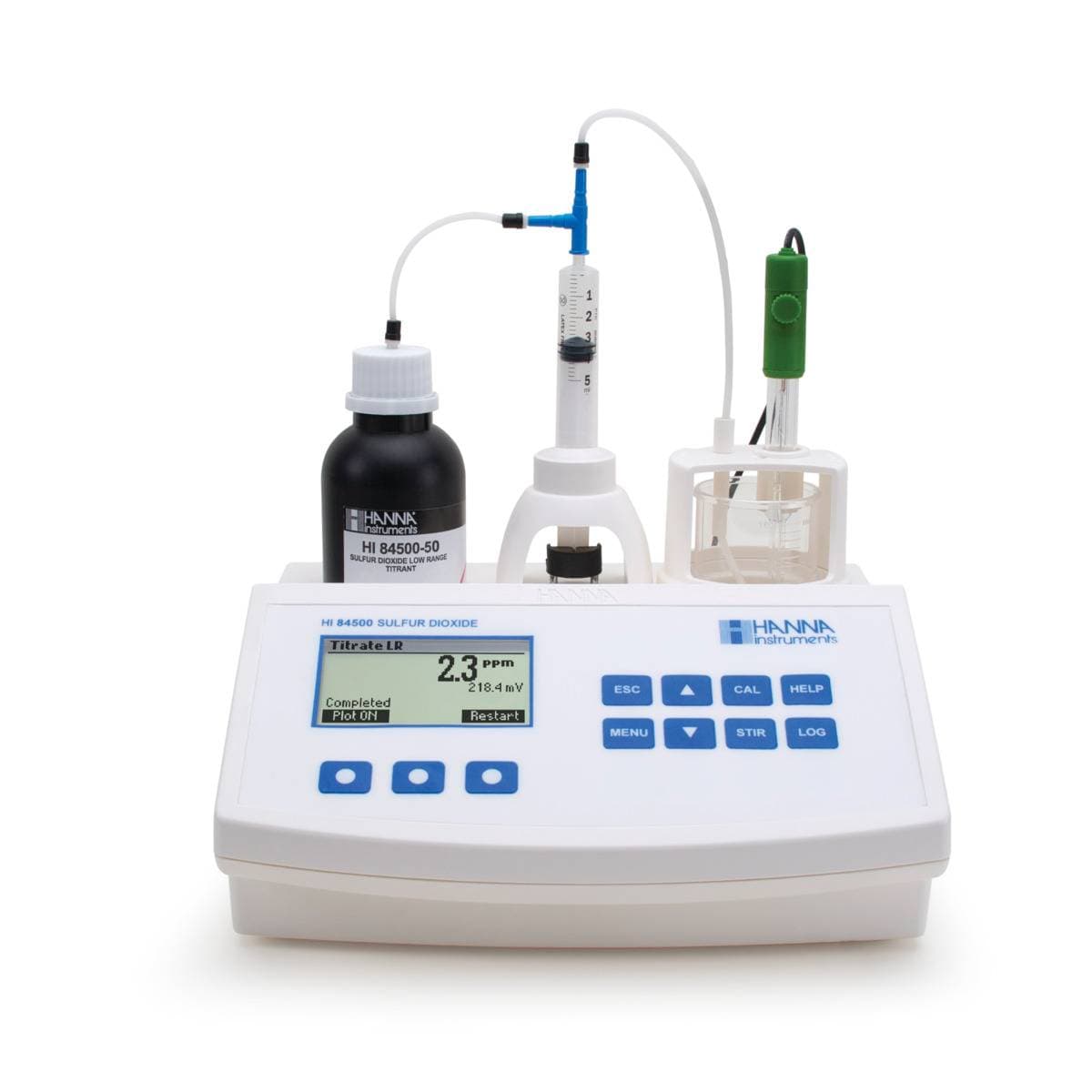 HANNA HI84500 Minititrator für freies und gesamtes SO₂