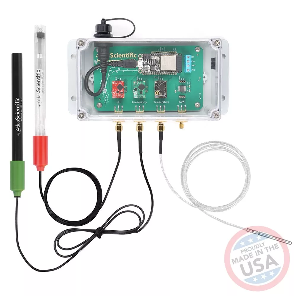 WLAN-Monitor für pH, EC und Temperatur in Hydroponik