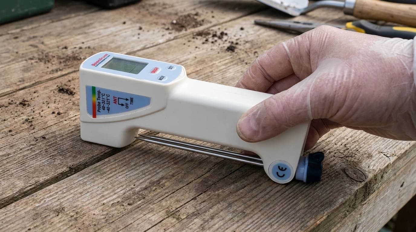 2958 Infrarot- und Sondenthermometer für Pflanzen und Boden
