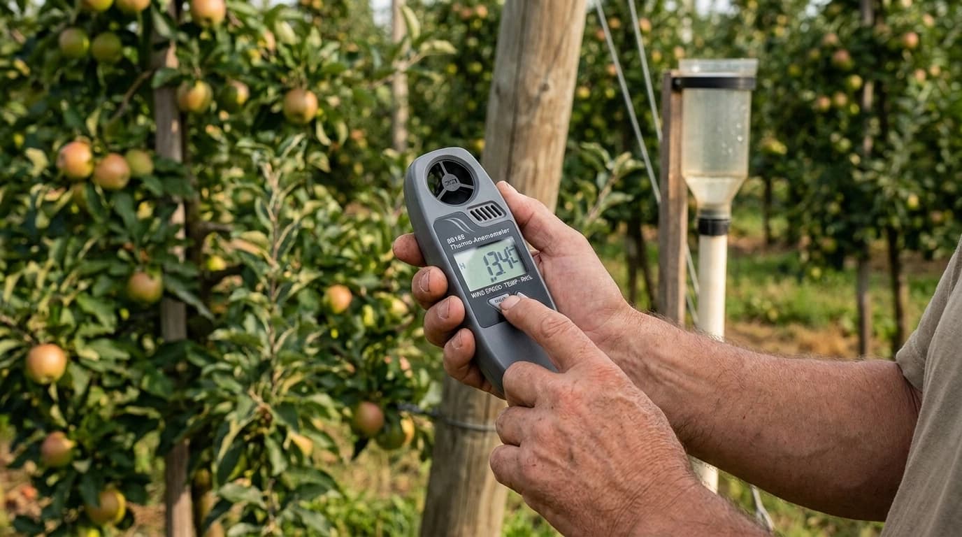 3145A Handgerät für Wind, Temperatur und Luftfeuchte