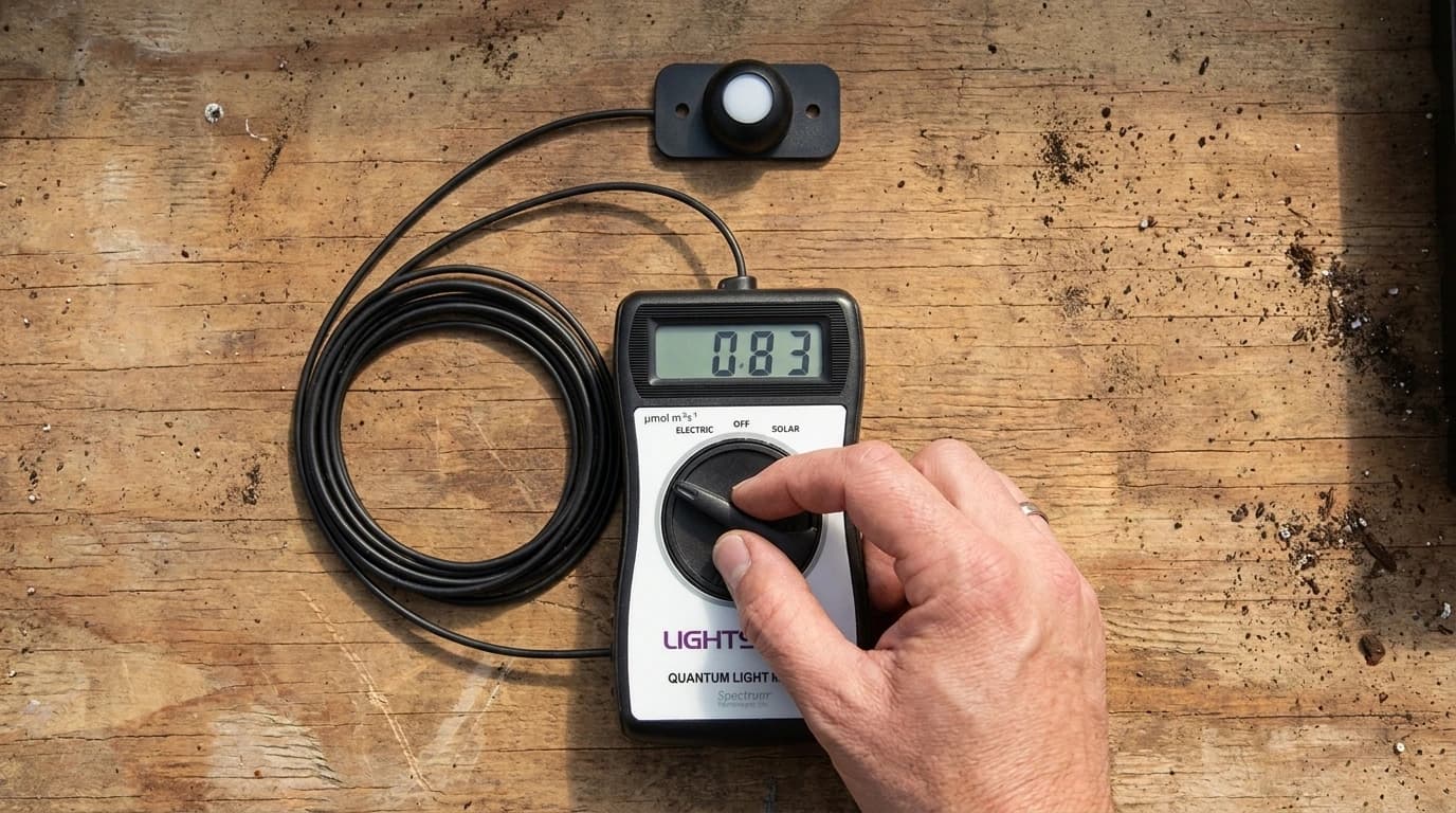 LightScout PAR-Messgerät mit externem Sensor