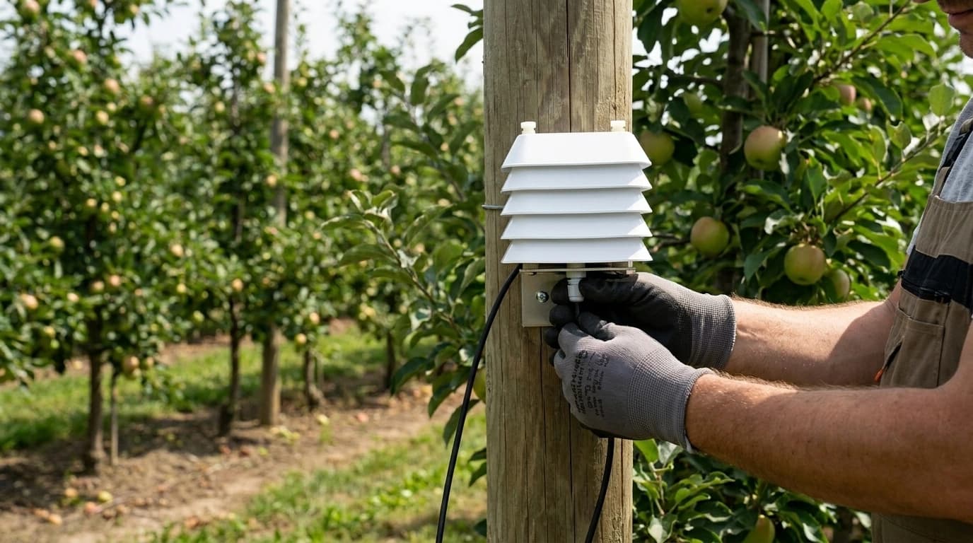 WatchDog Temperatur-/Luftfeuchtesensor mit Strahlungsschutz für Sensor Pup