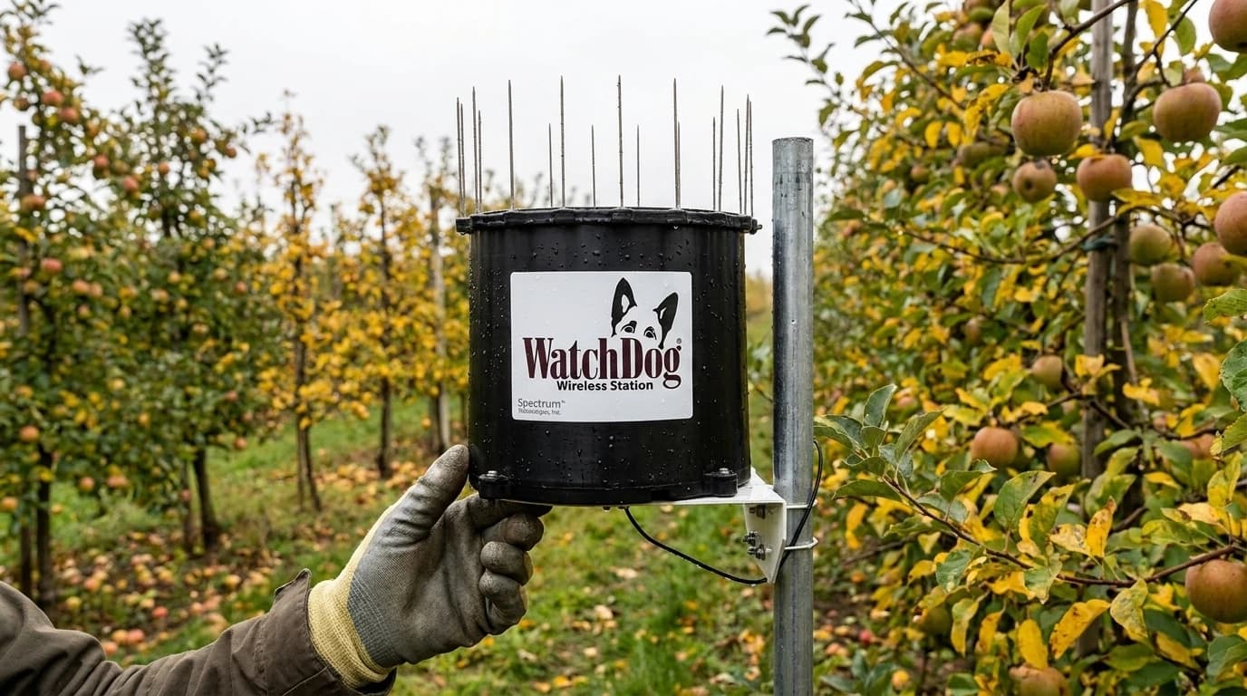WatchDog Kippwaagen-Regenmesser mit Vogelschutz