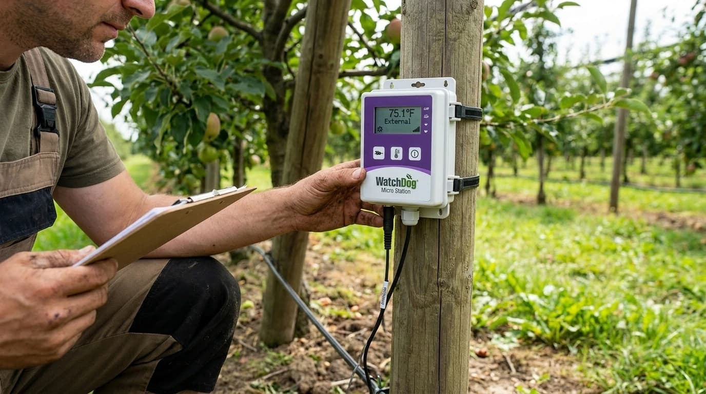 WatchDog 1225 Temperatur-Mikrostation mit 1 freiem Anschluss