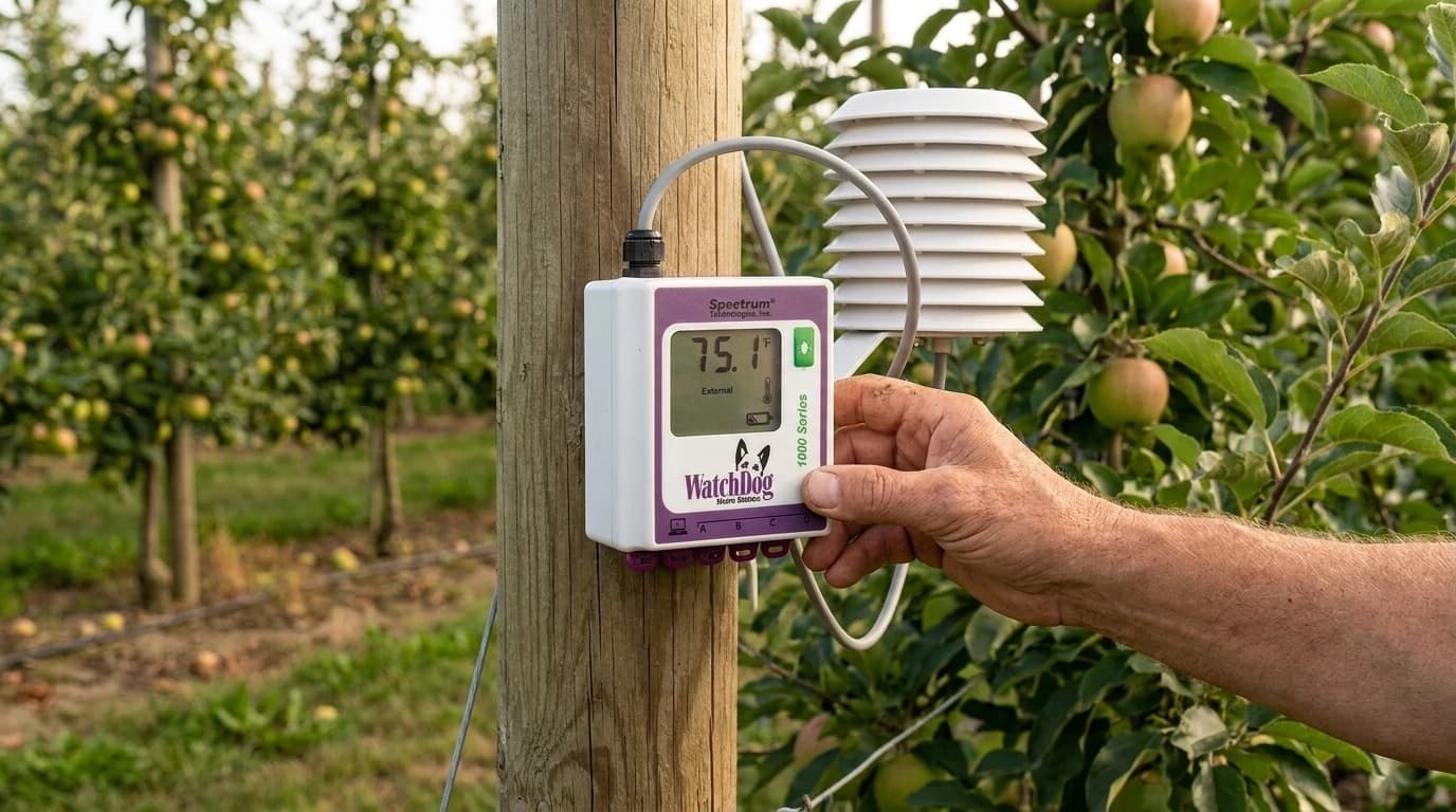 WatchDog 1425 Temperatur-Mikrostation mit 3 freien Anschlüssen