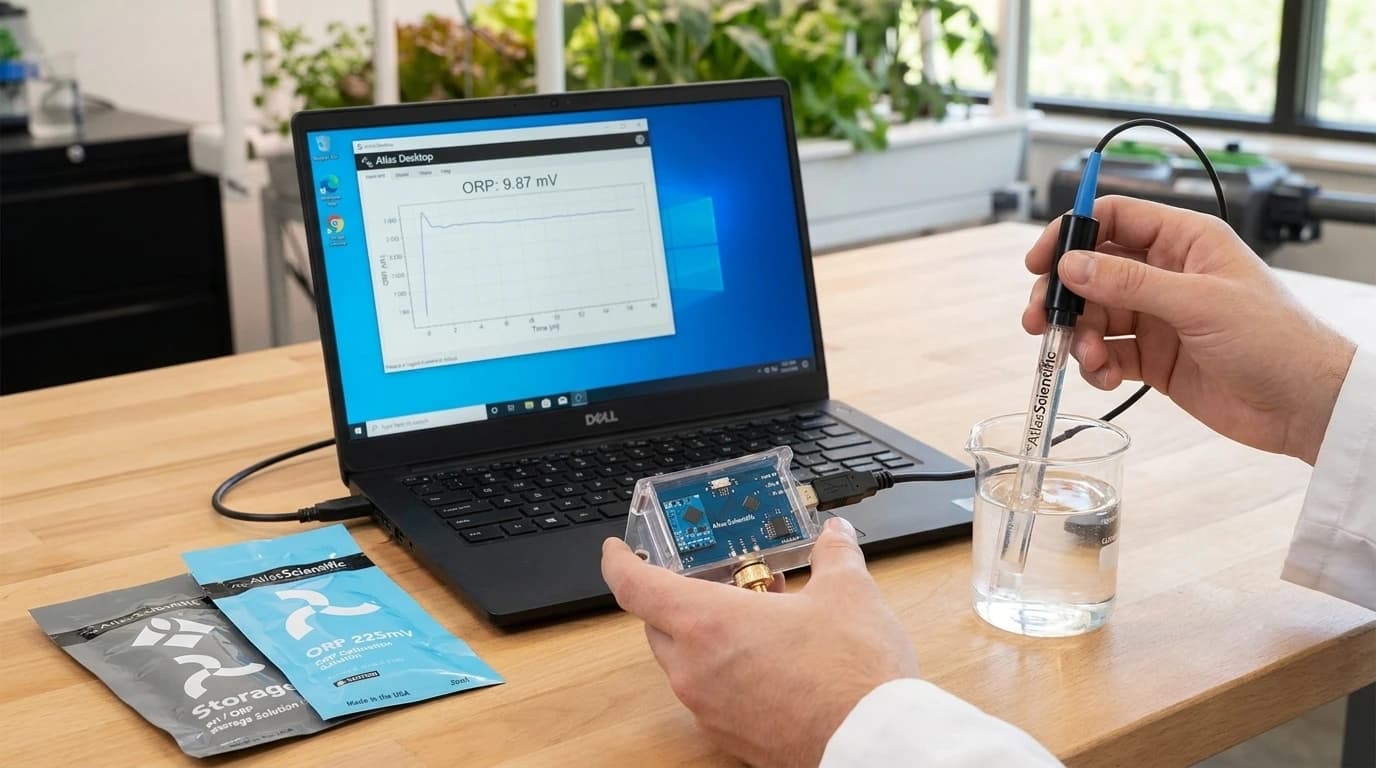 USB-ORP-Messsystem mit Atlas Desktop