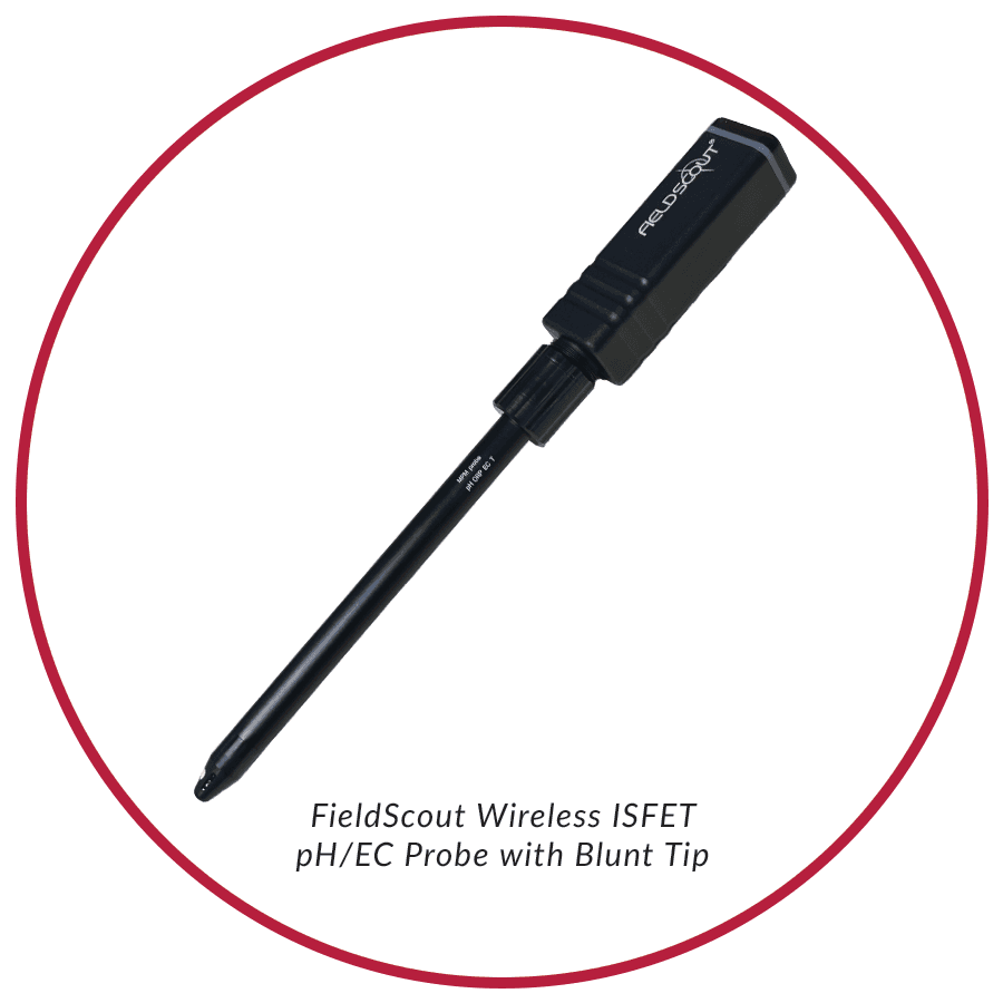 FieldScout 2127WE drahtlose ISFET-pH/EC-Sonde mit stumpfer Spitze