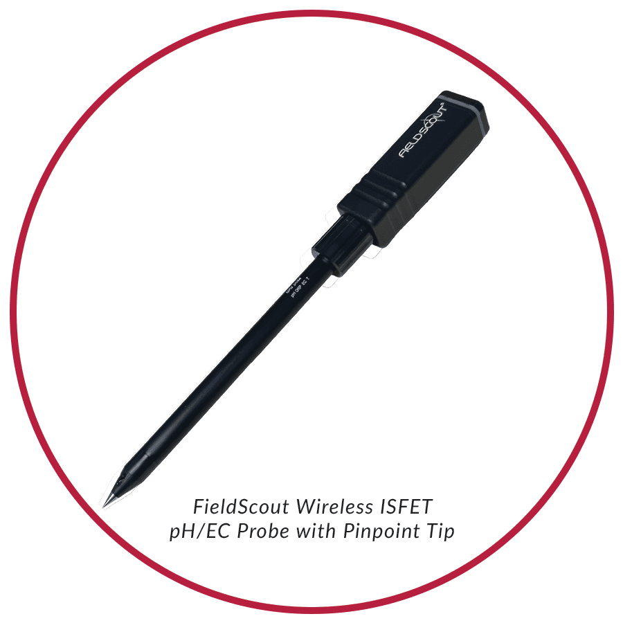 FieldScout 2128WE drahtlose ISFET-pH/EC-Sonde mit scharfer Spitze