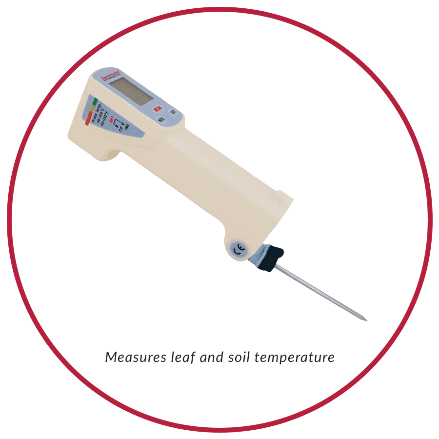 2958 Infrarot- und Sondenthermometer für Pflanzen und Boden