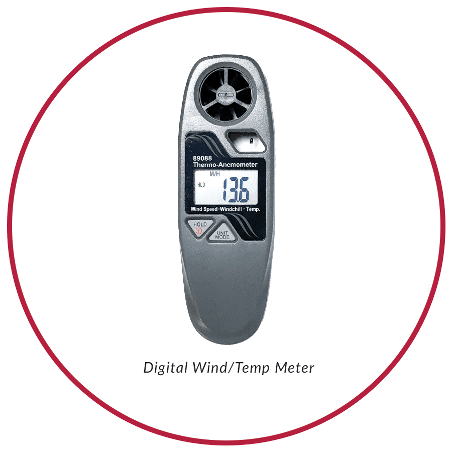 3141 digitales Wind- und Temperatur-Handmessgerät