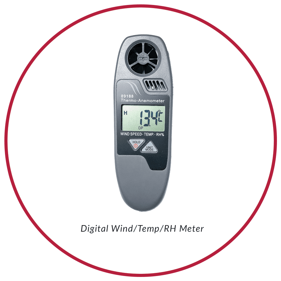 3145A Handgerät für Wind, Temperatur und Luftfeuchte