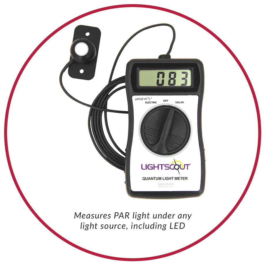 LightScout PAR-Messgerät mit externem Sensor