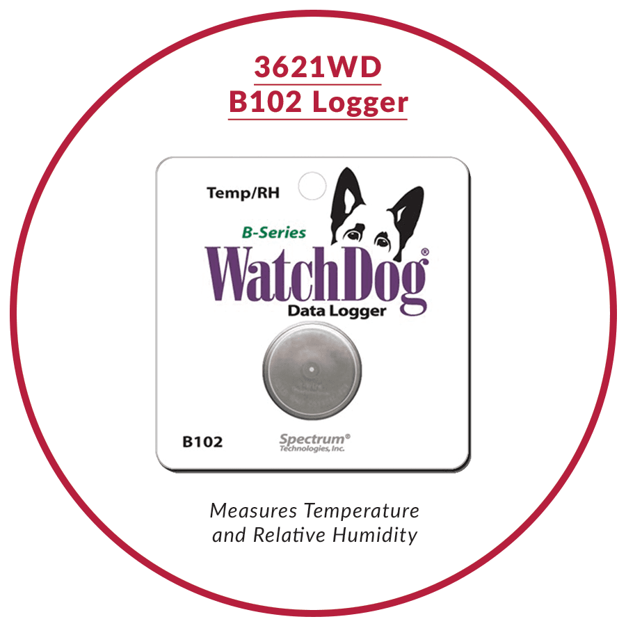 WatchDog B102 Miniatur-Temperatur-/Luftfeuchtelogger