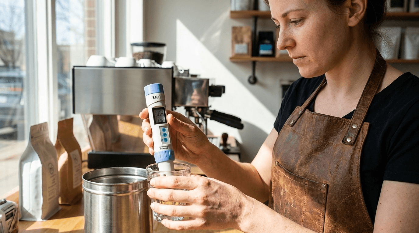 COM-100 TDS-Gerät für Wasser und Kaffeezubereitung