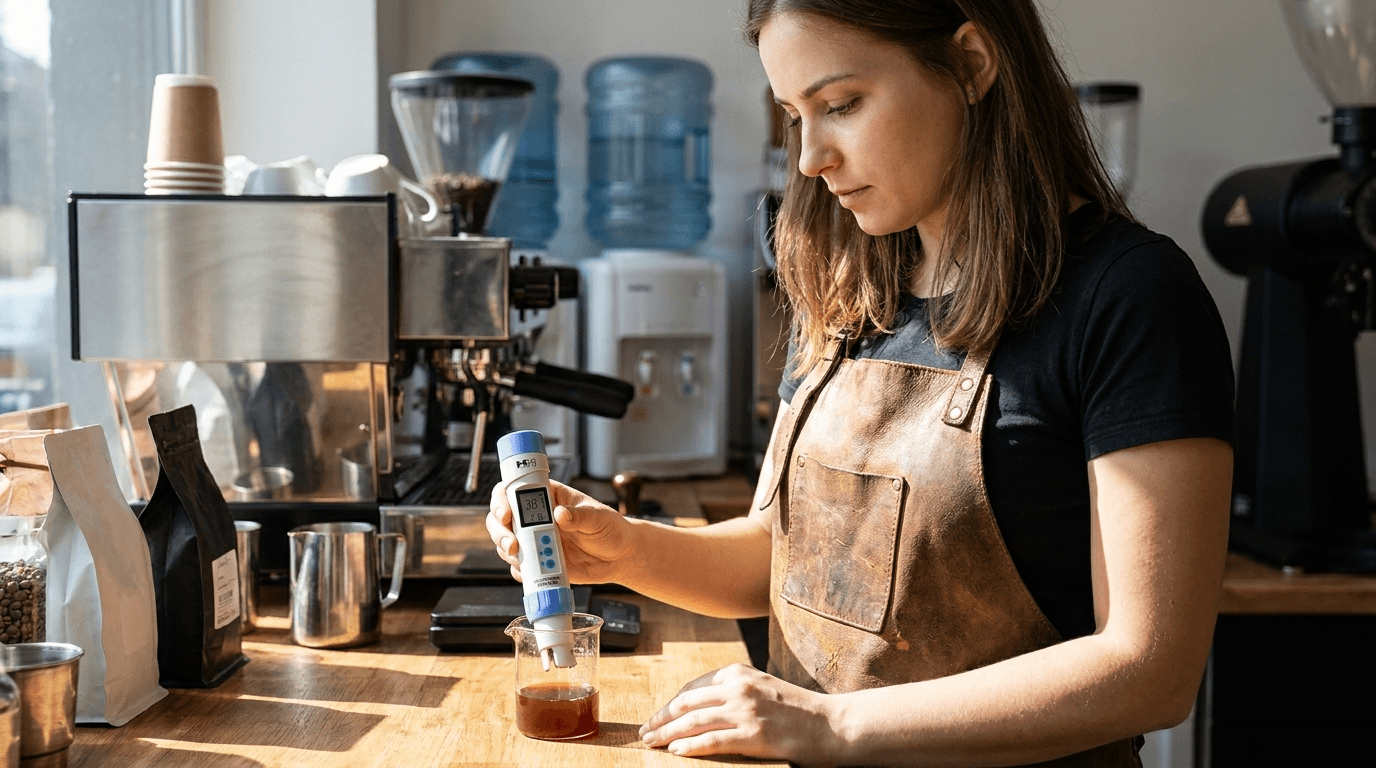 COM-100 TDS-Gerät für Wasser und Kaffeezubereitung