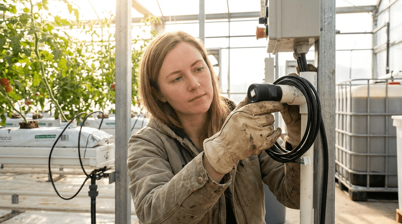 CO₂-Sensor für Gewächshäuser, 400–5000 ppm