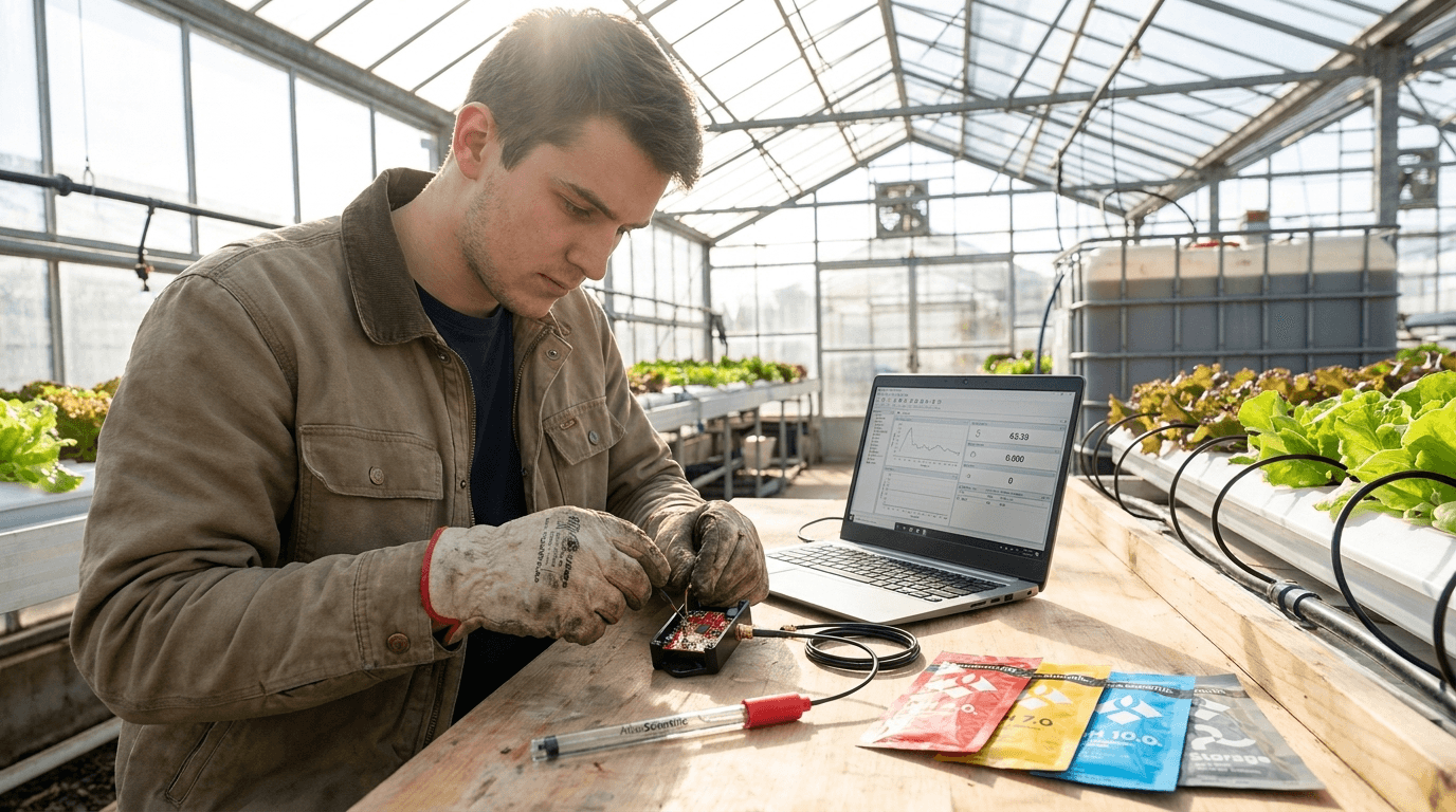Hydroponik-pH-System mit USB