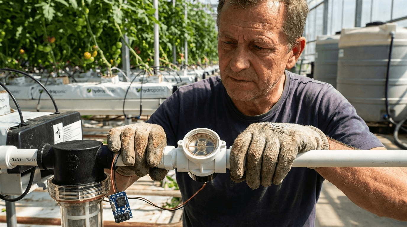 1/2-Zoll-Durchflussmesser für Bewässerung und Industrie