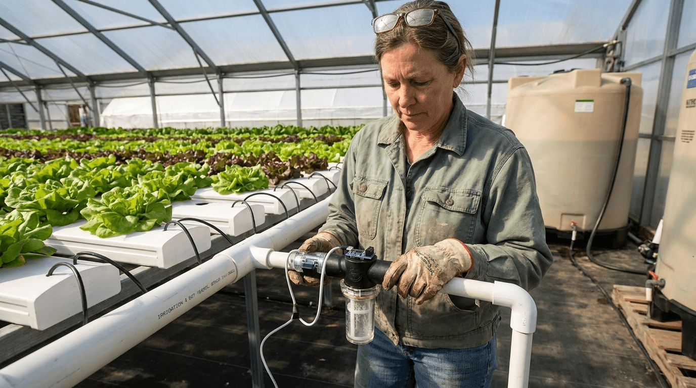 3/8-Zoll-Durchflussmesser für kleine und mittlere Systeme