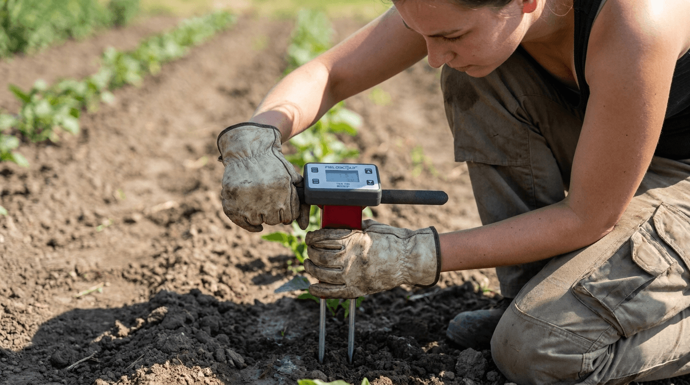 FieldScout TDR 350 für Bodenfeuchte, EC und Temperatur